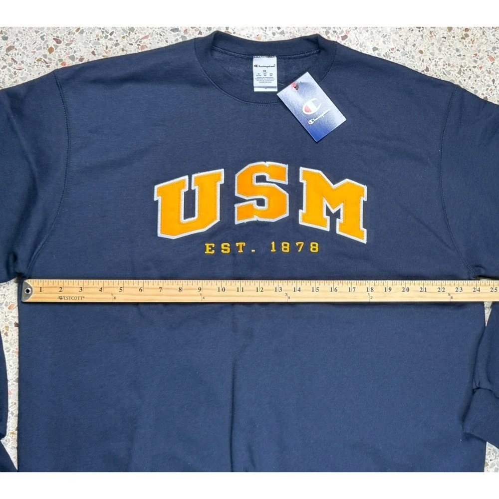 Champion NCAA USM University of‎ Southern Maine Est 1878 Sweatshirt Size XL